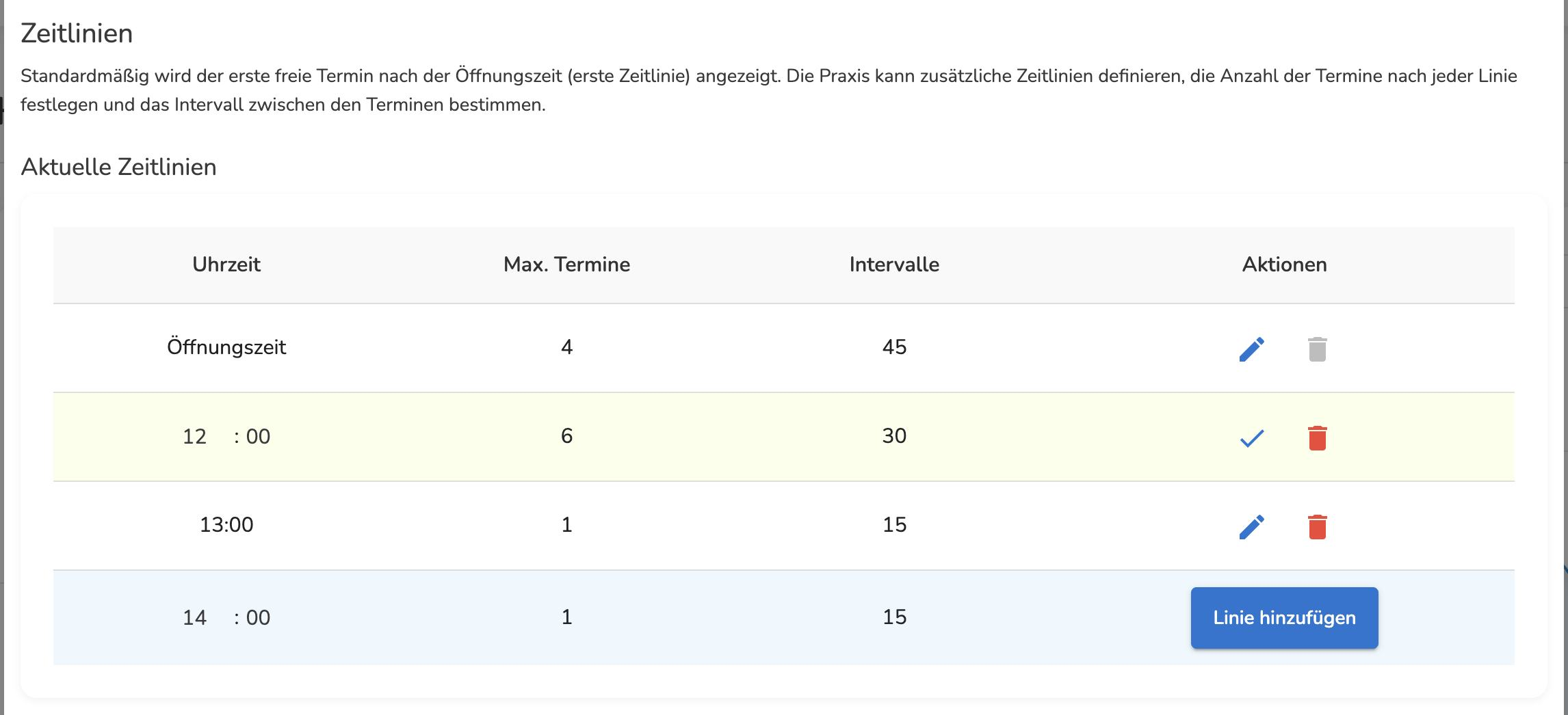 Neue Zeitlinie hinzufügen